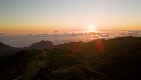 Szenischer-Sonnenaufgang-Auf-Den-Madeira-inseln,-Portugal---Statischer-Schuss