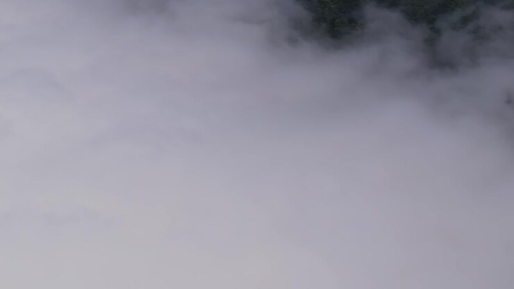 Explore the misty landscapes of Madeira in Portugal from above