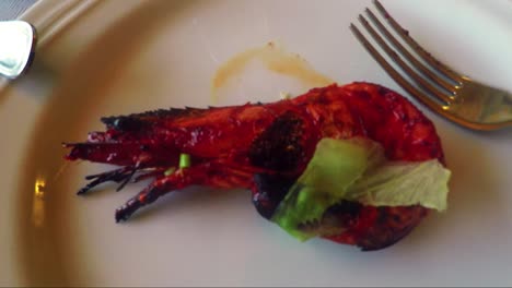 Shrimp-on-the-plate-in-Hindu-restaurant