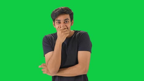 Happy-Indian-boy-getting-surprised-Green-screen