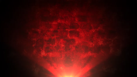 Intense-red-light-illuminating-dark-space,-exuding-mystery-and-drama