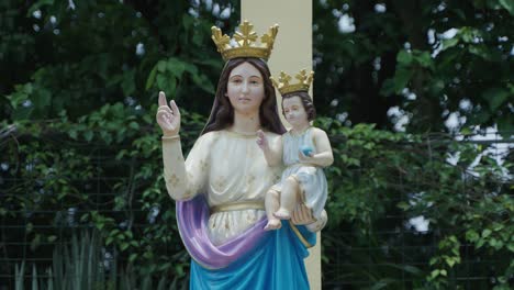 bandel church contains this mother mary statue