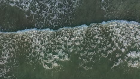abstract wave sea beach on top view.