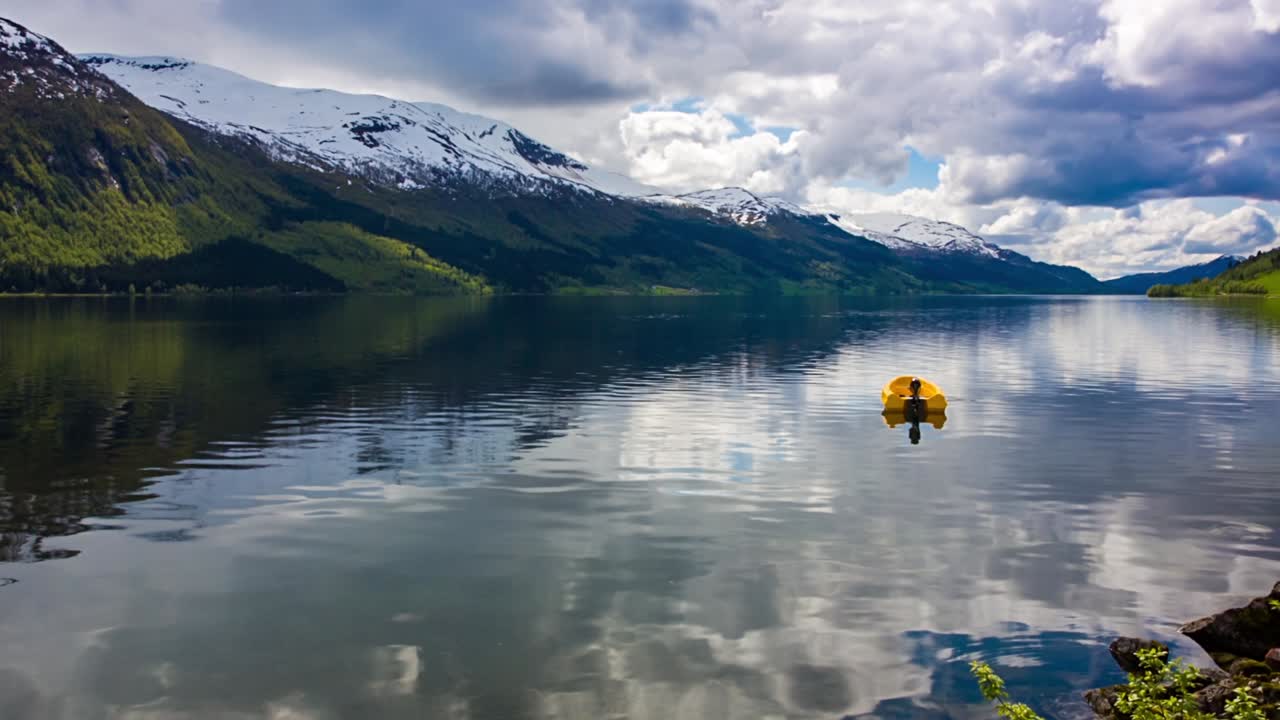 la hermosa naturaleza de noruega.