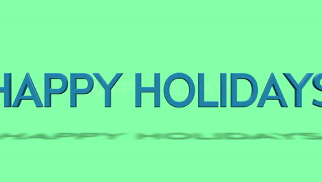 Rolling-Happy-Holidays-text-on-green-gradient