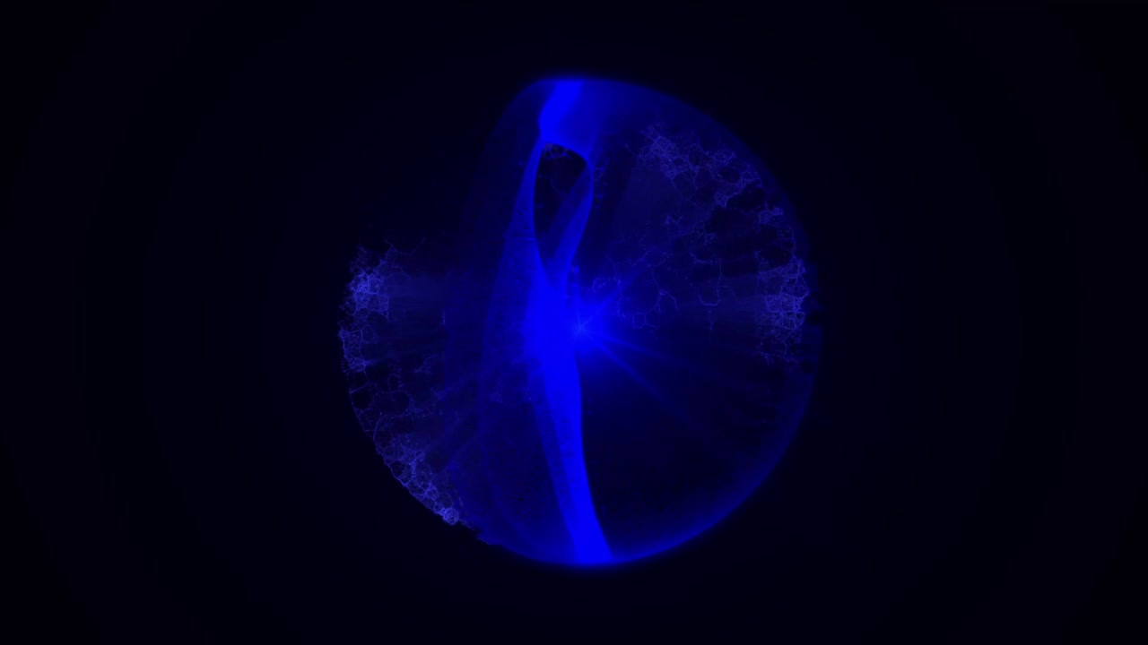Palla neon blu