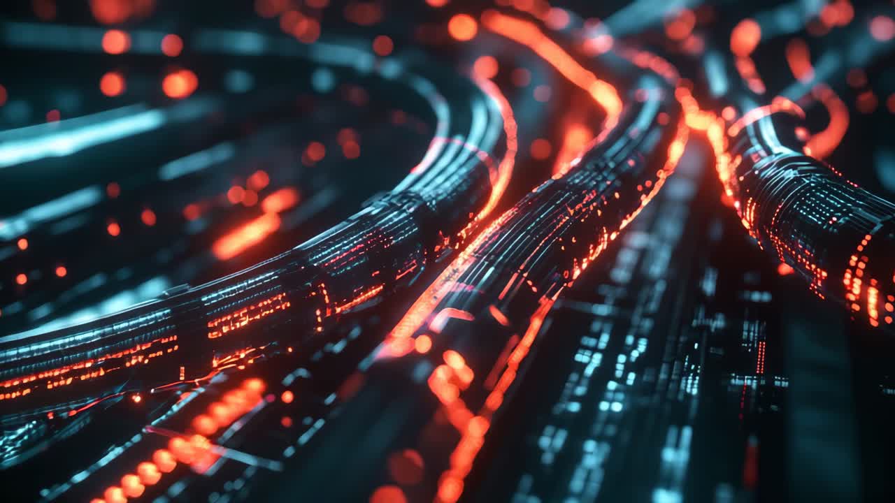 diseño de tecnología futurista abstracto