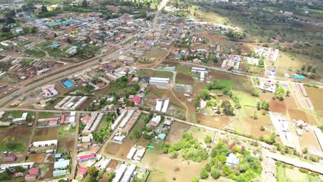 Asentamientos-Rurales-De-áfrica,-Casas-Rurales-De-Kenia,-Granjas-De-Agricultura-Verde,-Asentamientos-Pobres-De-áfrica,-Casas-Rurales-De-Kenia