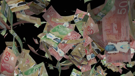 canadian money falling