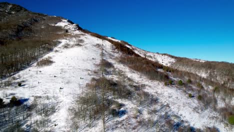 aerial-tilt-up-from-base-of-snake-mountain-nc