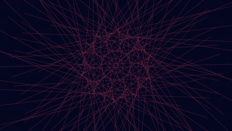 abstract pattern of interconnected lines and shapes