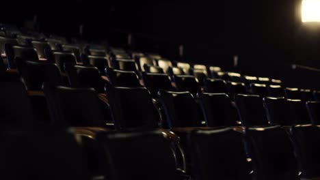 empty chairs in the theater