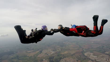 skydiving team 4k