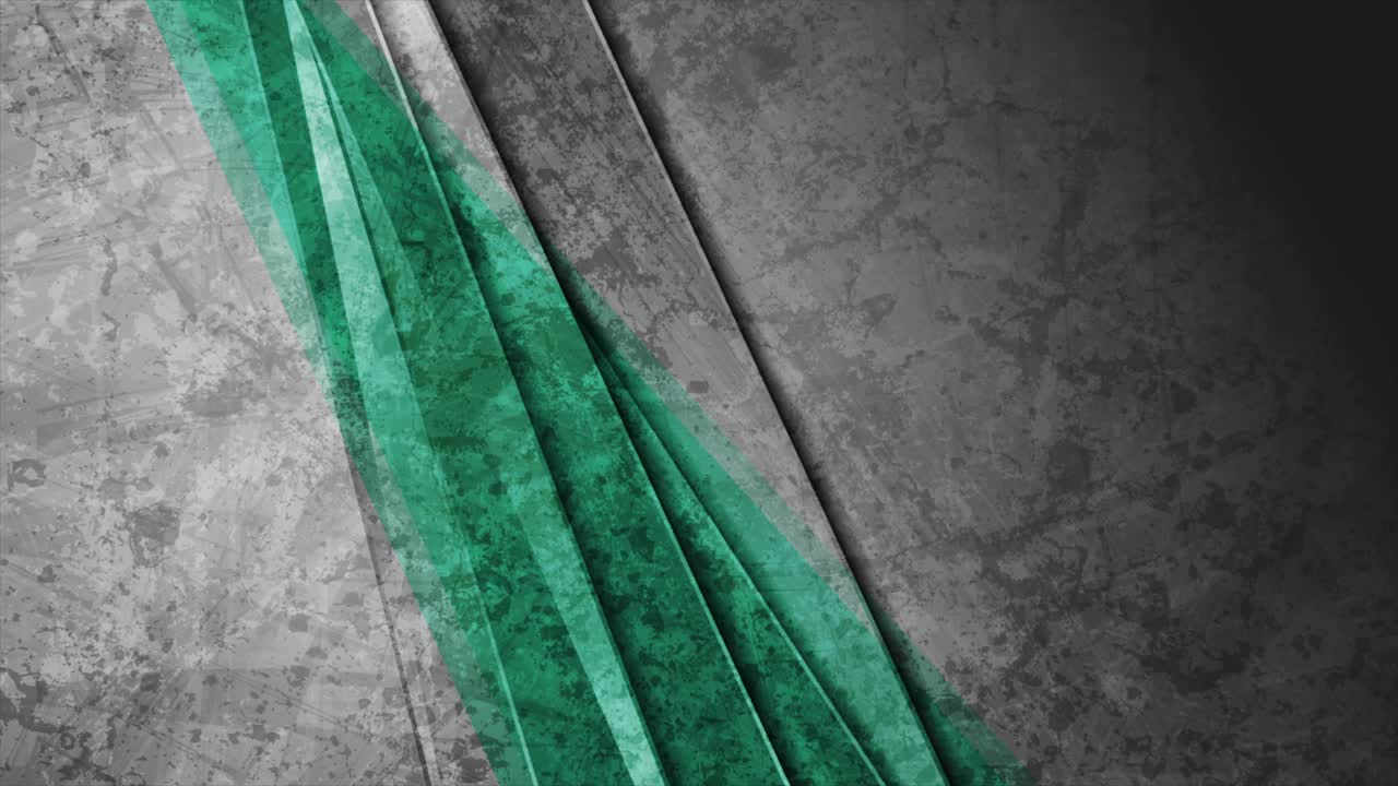fondo de movimiento geométrico grunge abstracto gris oscuro y verde