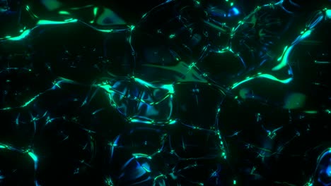 elegant fluid flow 3d render seamless loop animation