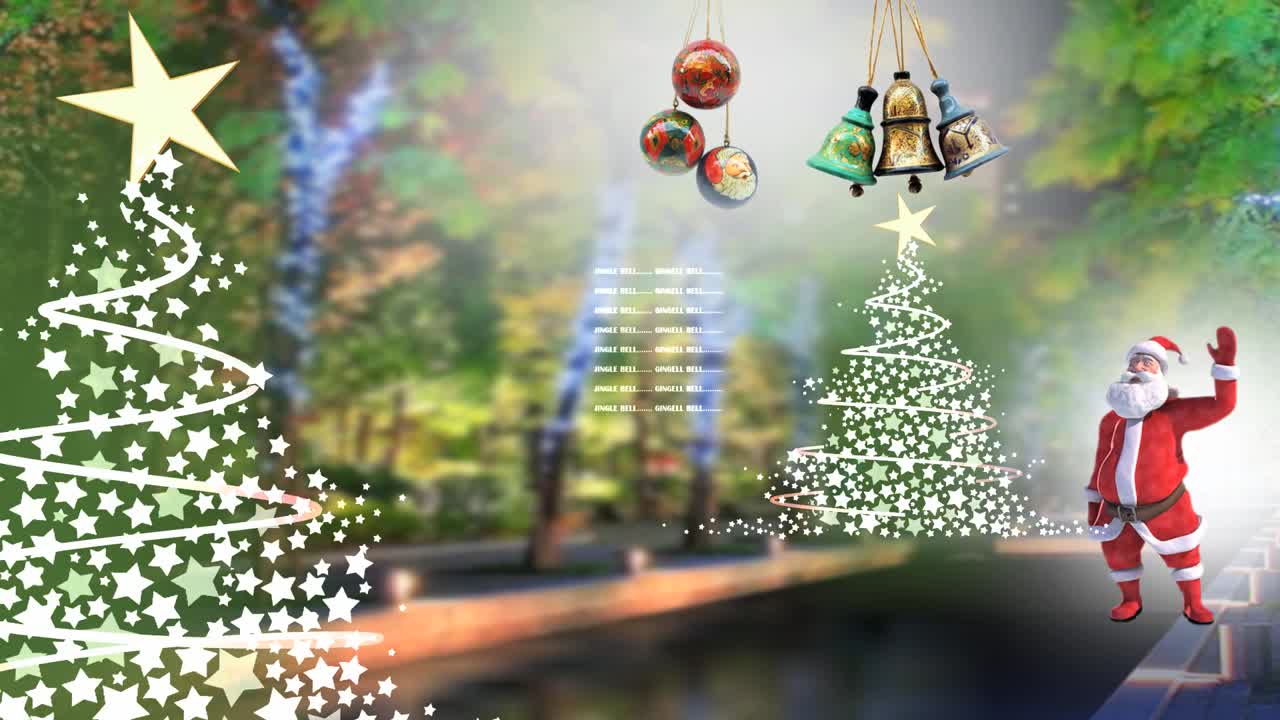 3d 가상 스튜디오 크리스마스 배경 설정