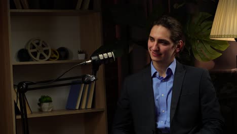podcast interview with a business professional