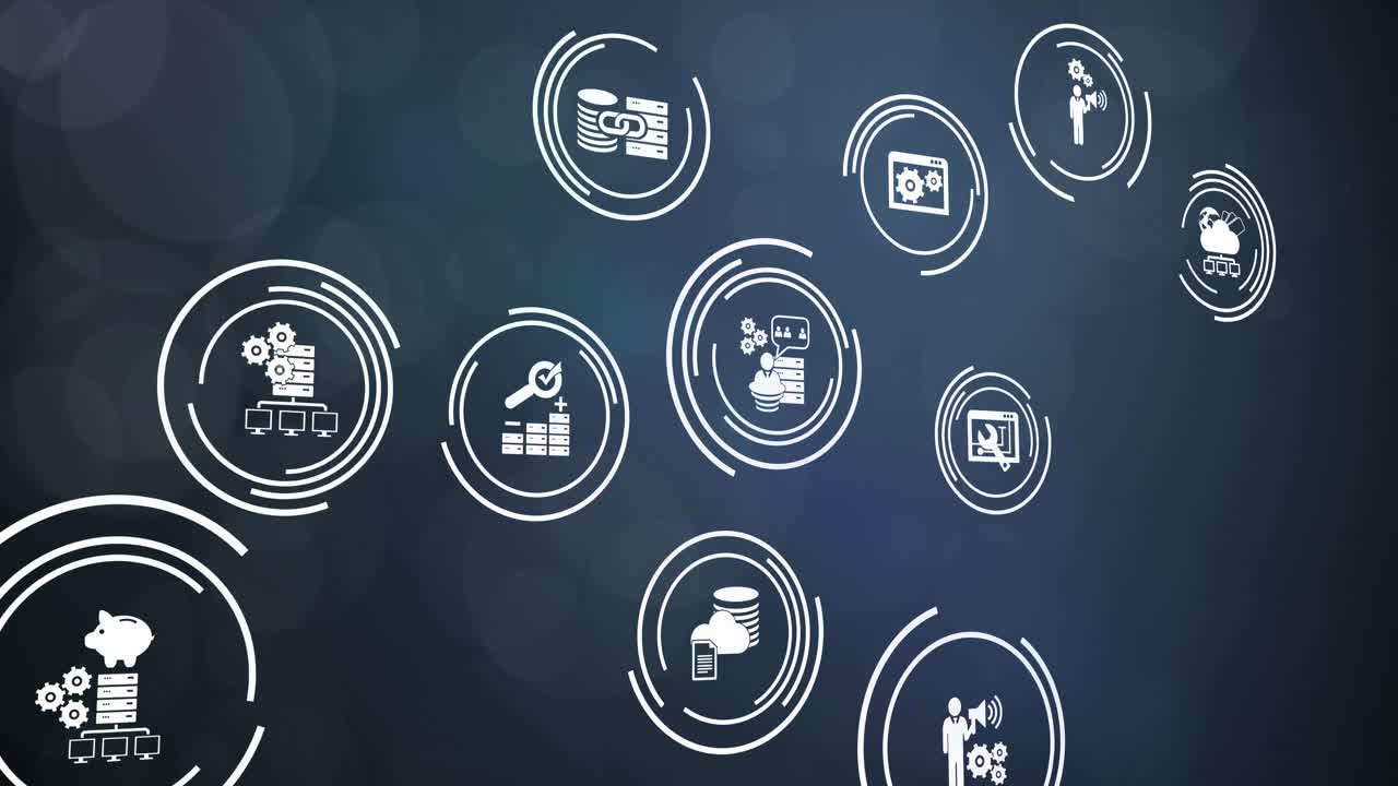 Illustration of web icon set