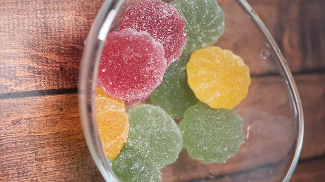 Gummy Candies in a Bowl