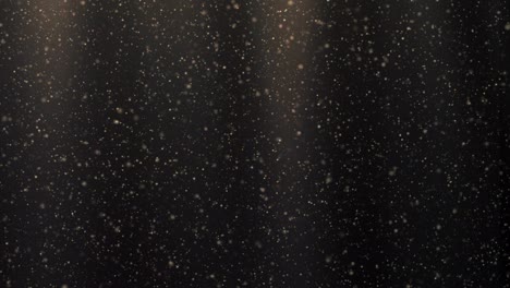 3d rendering small particles with volumetric lights. computer generated magical soft background