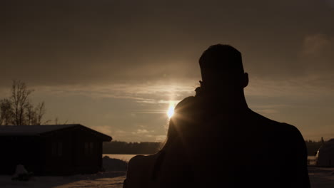 couple at sunset