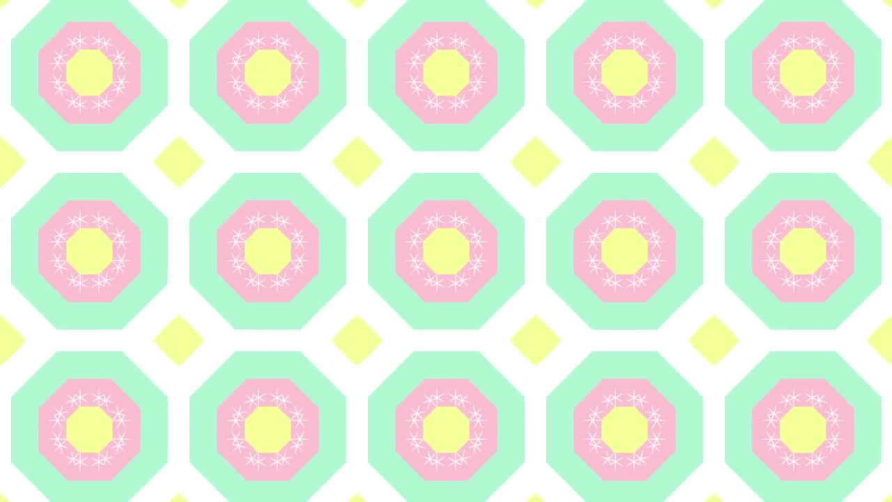 Kaleidoscope Patterns Video motion Background