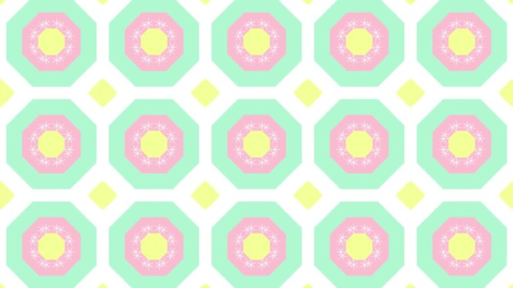 Kaleidoscope Patterns Video motion Background