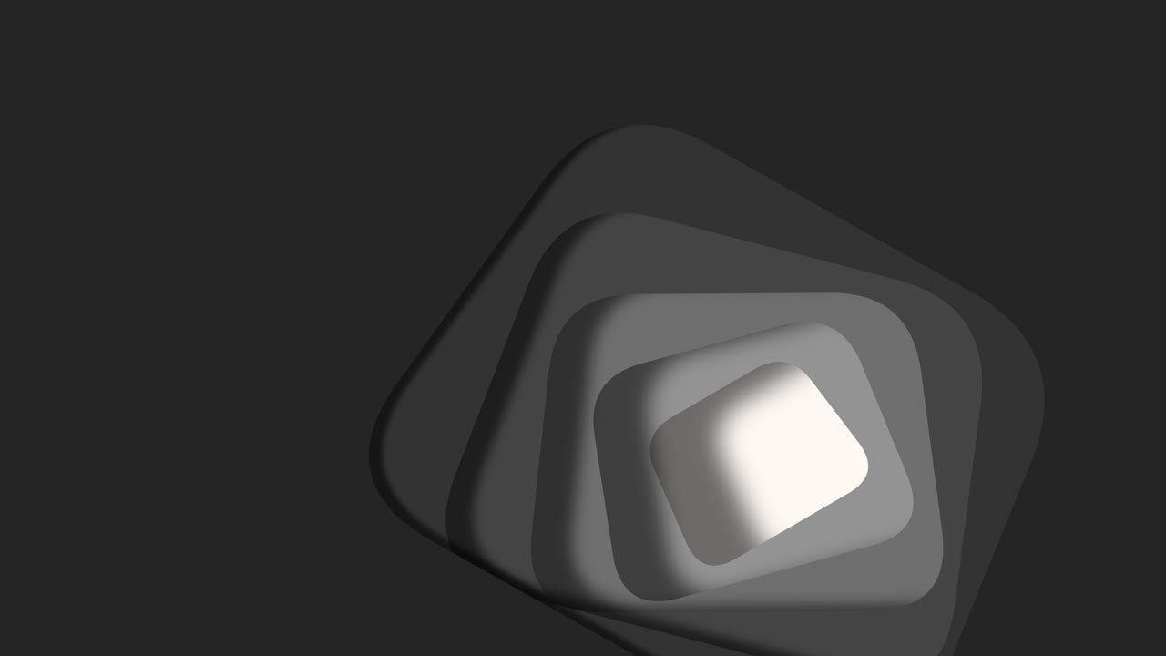 Black paper cut waves pattern on white gradient