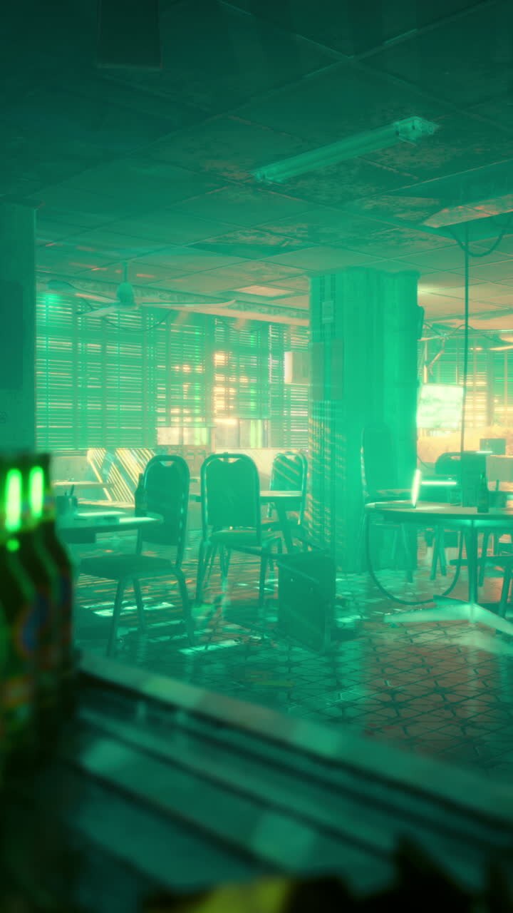 Cyberpunk Night City Bar