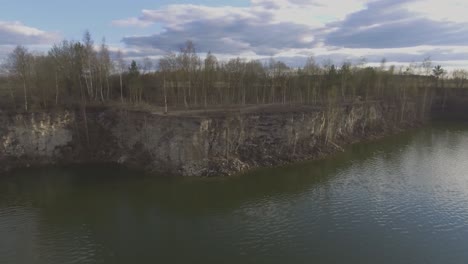 The-Edge-Of-A-Quarry-Cliff