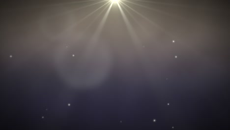 luces blancas y rayos de sol en un fondo brillante