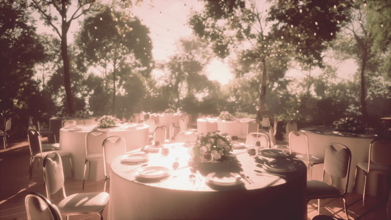 Elegant Outdoor Wedding Reception