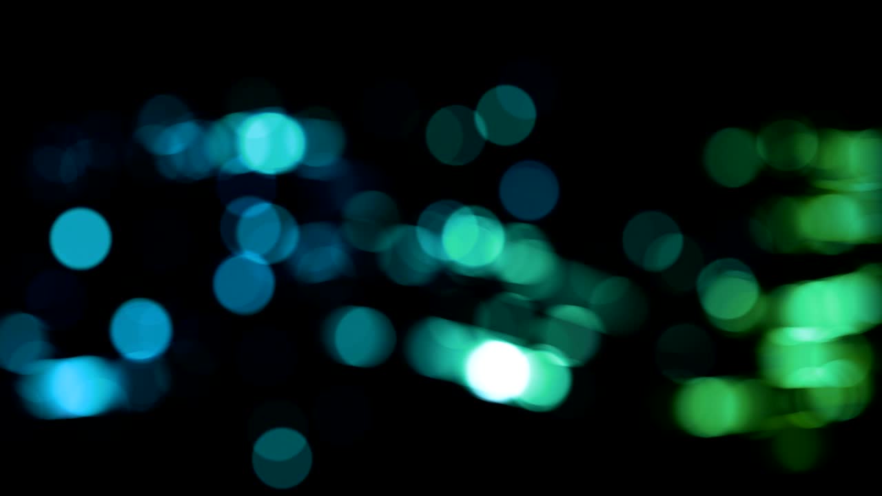 luces ondulantes azul bokeh