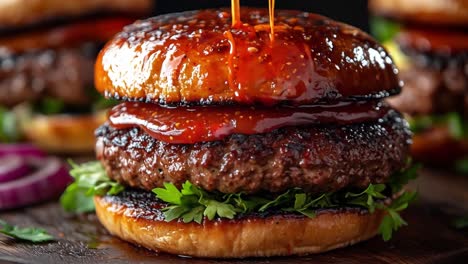 delicious gourmet burger