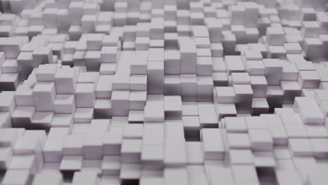 abstract white 3d cubes background