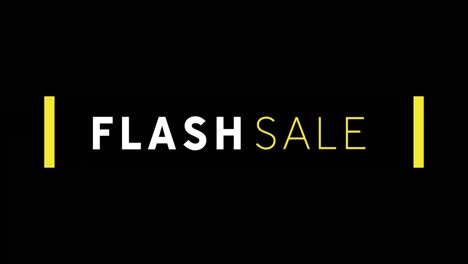 Weißer-Und-Gelber-Flash-Sale-Text-Erscheint-Auf-Einem-Schwarzen-Bildschirm