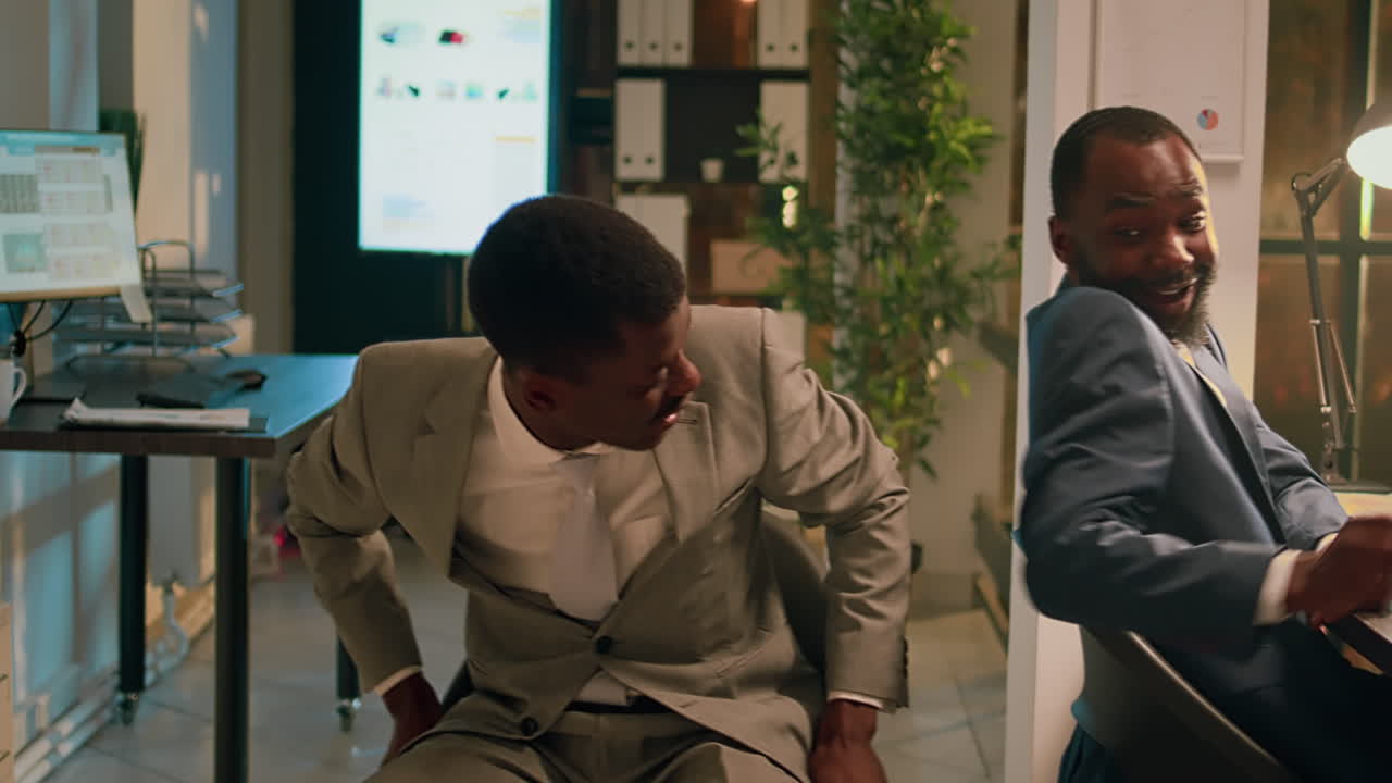 Businessmen in Office