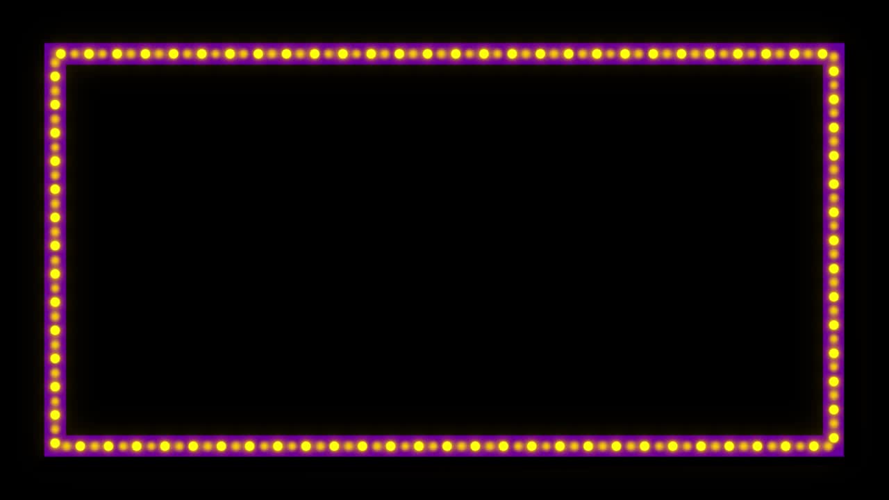 4k fondos de tablero de luz señalan bombillas retro en fondo blanco.