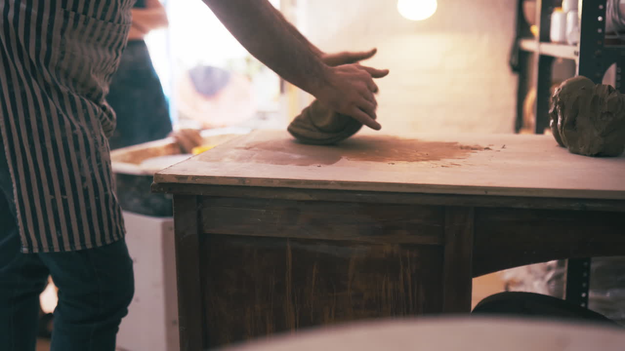 That's how a potter rolls