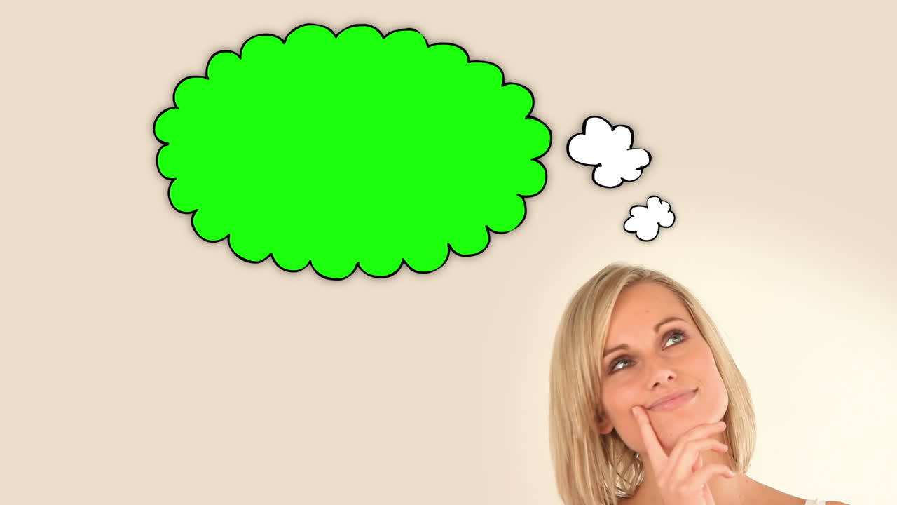 mujer rubia cosa acerca de algo