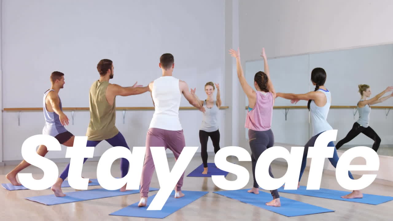 운동 하는 사람 들 에게 안전 한 문자 를 보내십시오