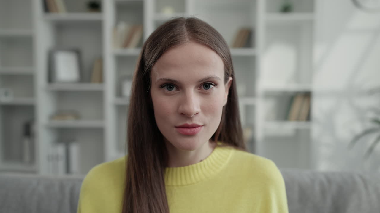 retrato de una mujer joven