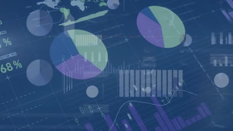 Animation-of-statistics-and-data-processing-on-screen