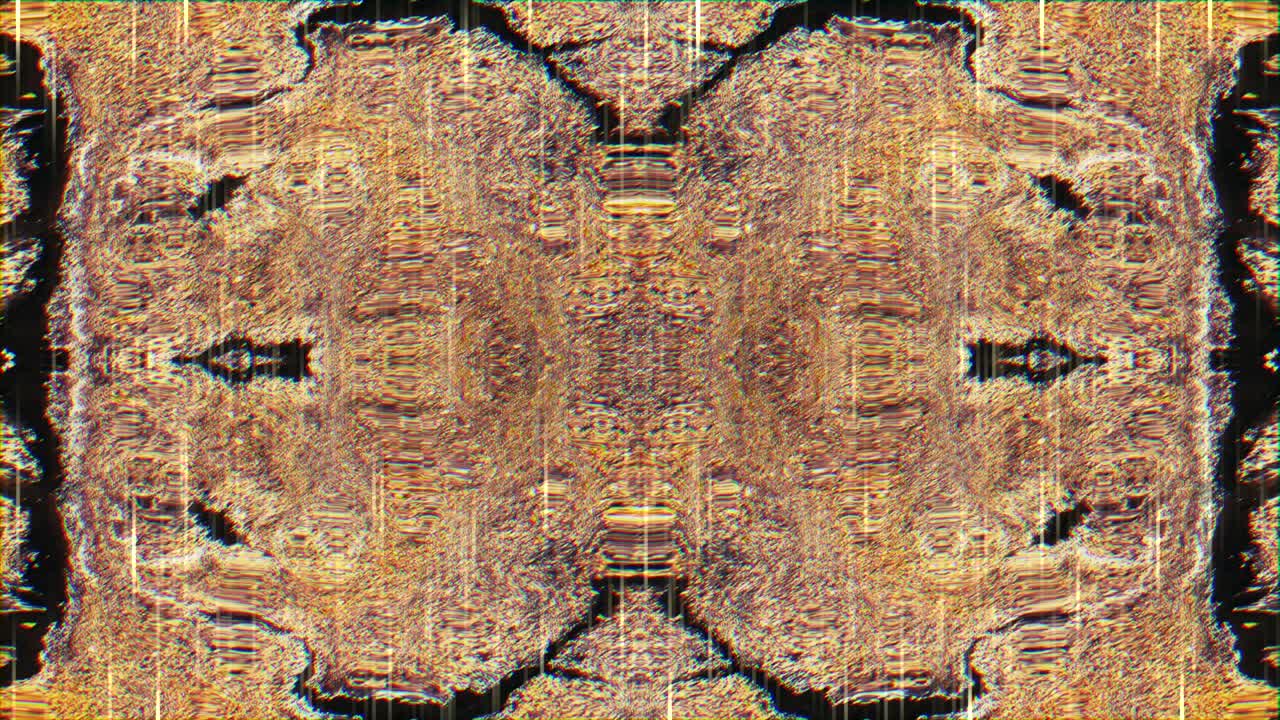 caleidoscopio vintage futurista de moda con fondo iridescente