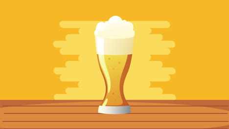beer drink animation