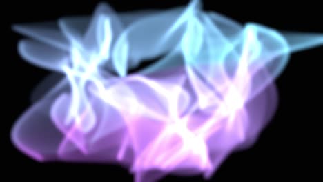 abstract digital aurora effect computer graphic rendered