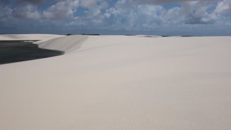 panoramic view of lencois maranhenses national park in brazil