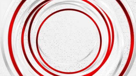 red and grey glossy circles abstract geometric motion background