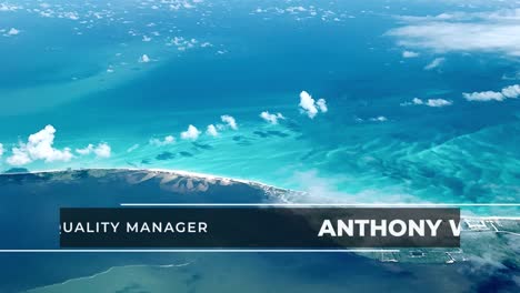 Aerial Views of Tropical Coastline