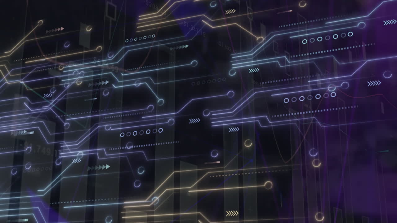 다이어그램을 통해 연결 네트워크의 애니메이션